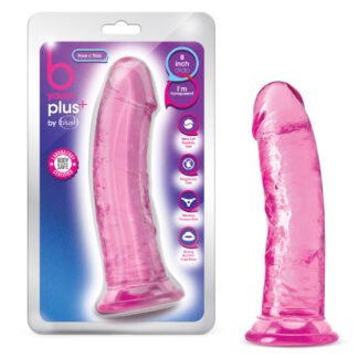 Blush B Yours Plus 8" Roar n Ride Dildo - Pink
