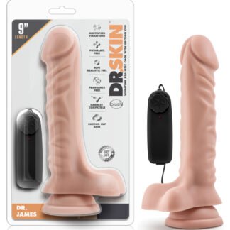 Blush Dr. Skin Dr. James 9" Cock w/Suction Cup - Vanilla