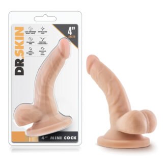 Blush Dr. Skin 4" Mini Cock - Beige