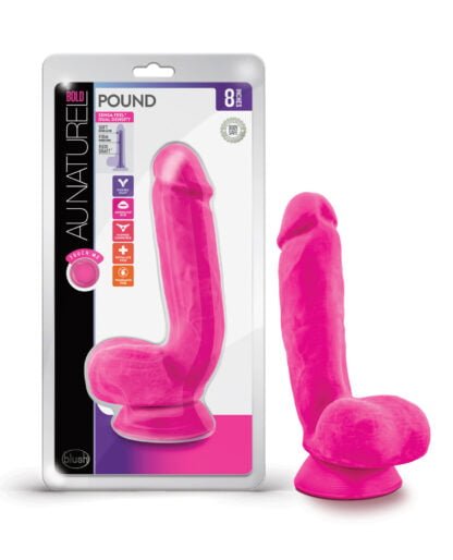 Blush Au Naturel Bold Pound 8" Dildo - Pink