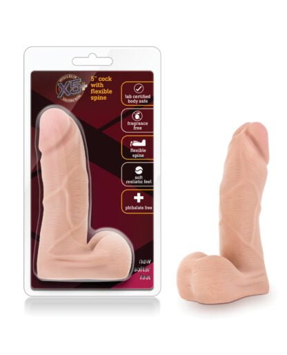 Blush X5 Plus 5" Cock w/Flexible Spine