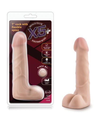 Blush X5 Plus 7" Cock w/Flexible Spine