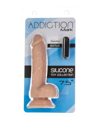 Addiction Mark 7.5" Dildo - Beige