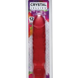 Crystal Jellies 12" Big Boy Dong - Pink