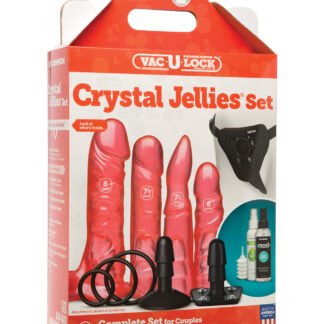 Vac-U-Lock Crystal Jellies Set - Pink