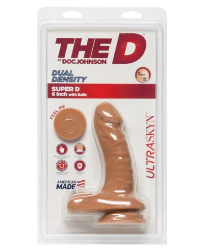 The D 6" Super D w/Balls - Caramel