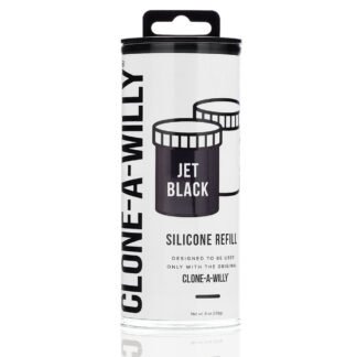 Clone-A-Willy Silicone Refill - Jet Black