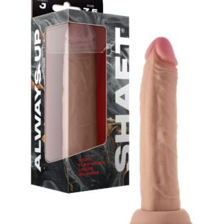Shaft Model J Flexskin Liquid Silicone 7.5" Dong - Pine