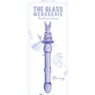 Glass Menagerie Rabbit Glass Dildo - Pink