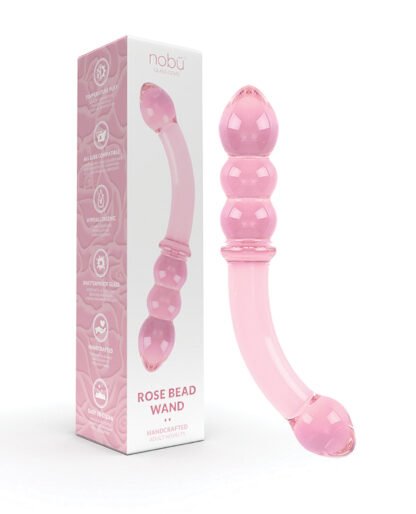 Nobu Rose Bead Wand - Pink