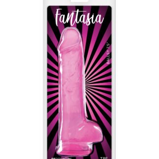 Fantasia Ballsy 7.5" Dildo - Pink
