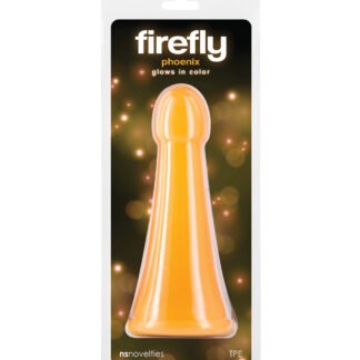 Firefly Phoenix Glow in the Dark Dildo - Orange