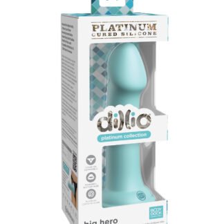 Dillio Platinum 6" Big Hero Silicone Dildo - Teal