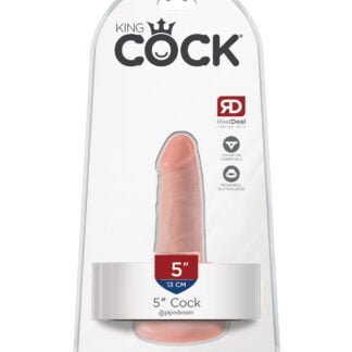 King Cock 5" Cock - Flesh