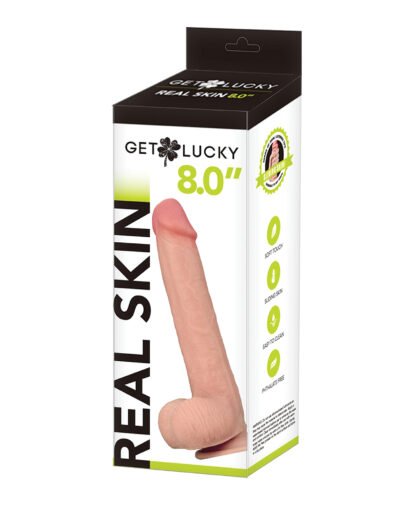 Get Lucky 8.0" Real Skin Series - Flesh