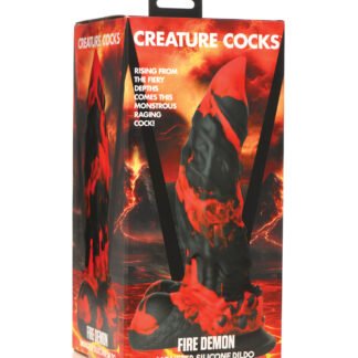Creature Cocks Fire Demon Monster Silicone Dildo