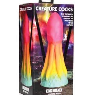 Creature Cocks King Kraken Silicone Dildo - Multi Color