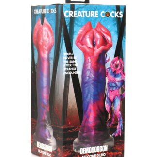 Creature Cocks Demogorgon Silicone Dildo - Multi Color