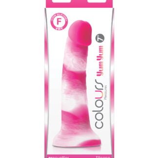 Colours Pleasures 7" Yum Yum Dildo - Pink