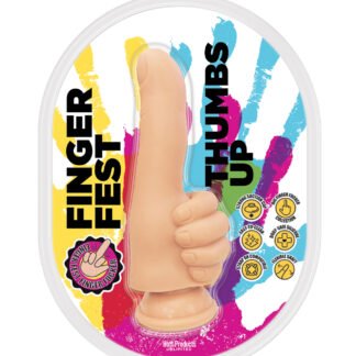 Finger Fest Thumbs Up Dildo - Flesh