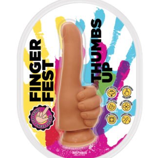 Finger Fest Thumbs Up Dildo - Tan