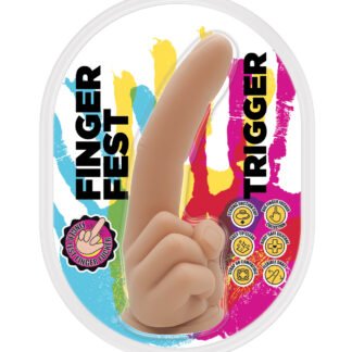 Finger Fest Trigger Dildo - Flesh