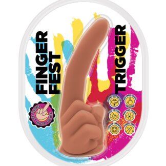 Finger Fest Trigger Dildo - Tan