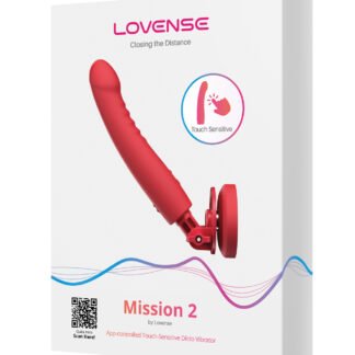 Lovense Mission 2 Touch-Sensitive Tech - Red